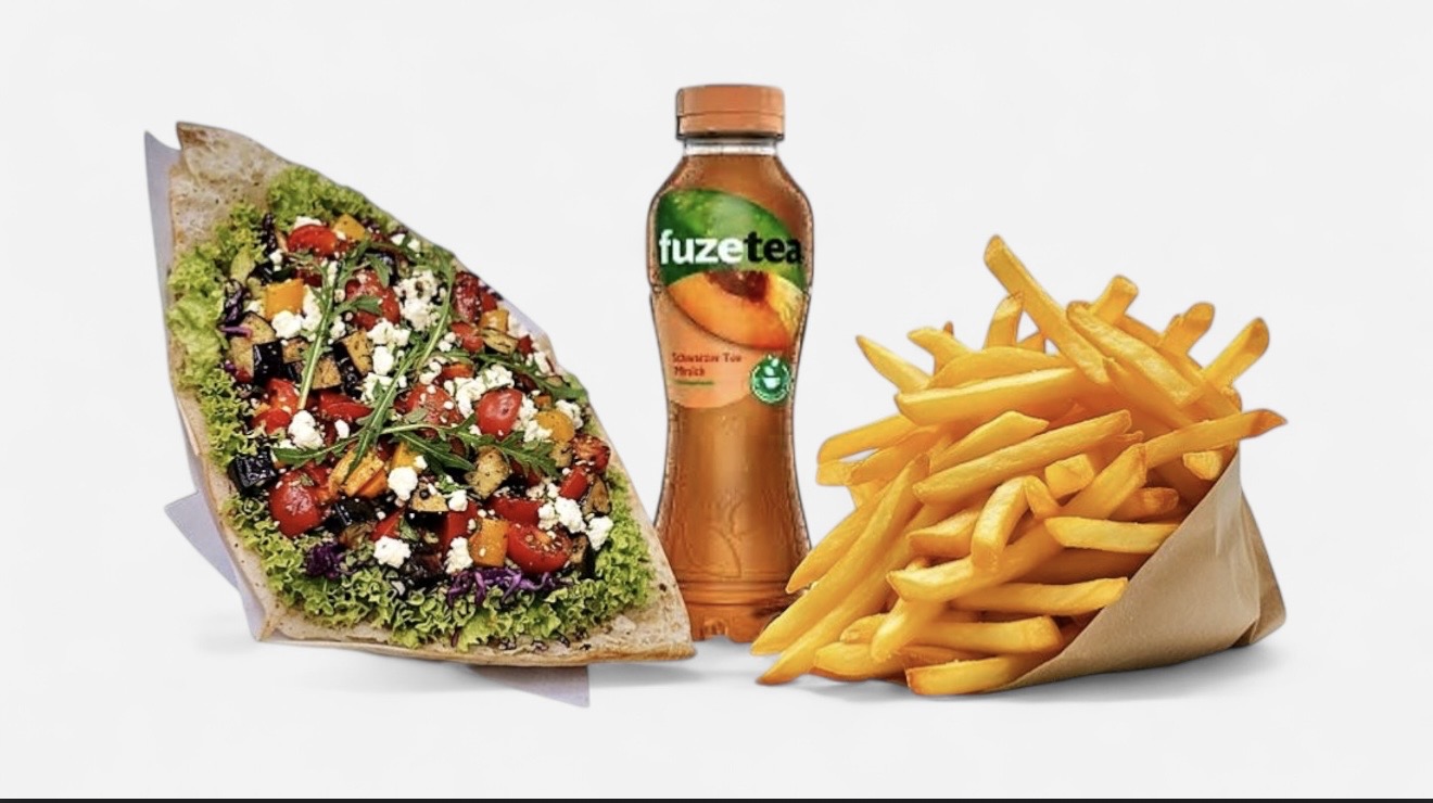 Vegetarische Döner Menü